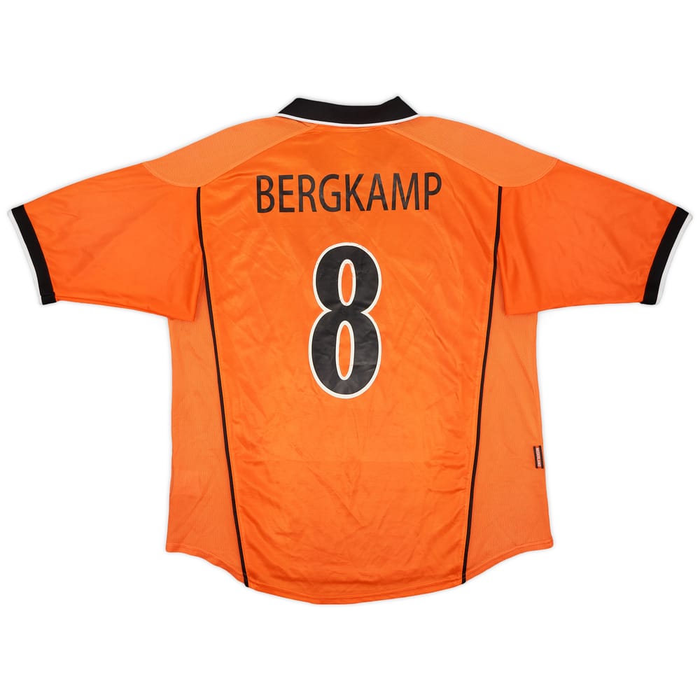 1998-00 Netherlands Home Shirt Bergkamp #8 - 7/10 - (XL)