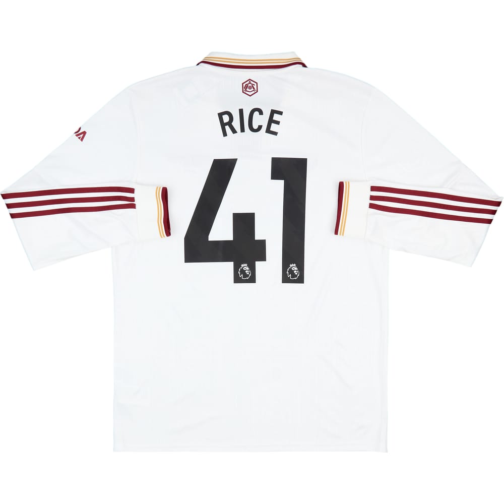 2025-26 Arsenal Third L/S Shirt Rice #41
