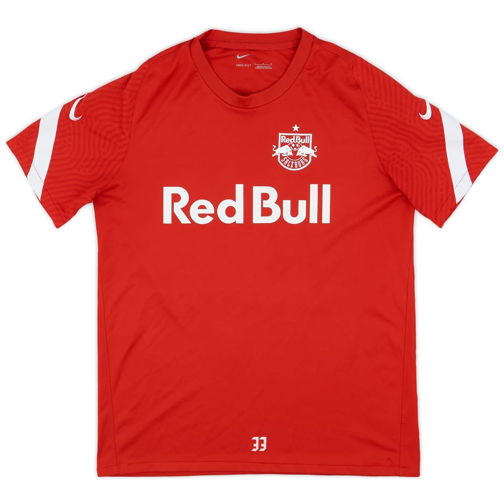 2021-22 Red Bull Salzburg Nike Player Issue Training Shirt #33 - 8/10 - (L)