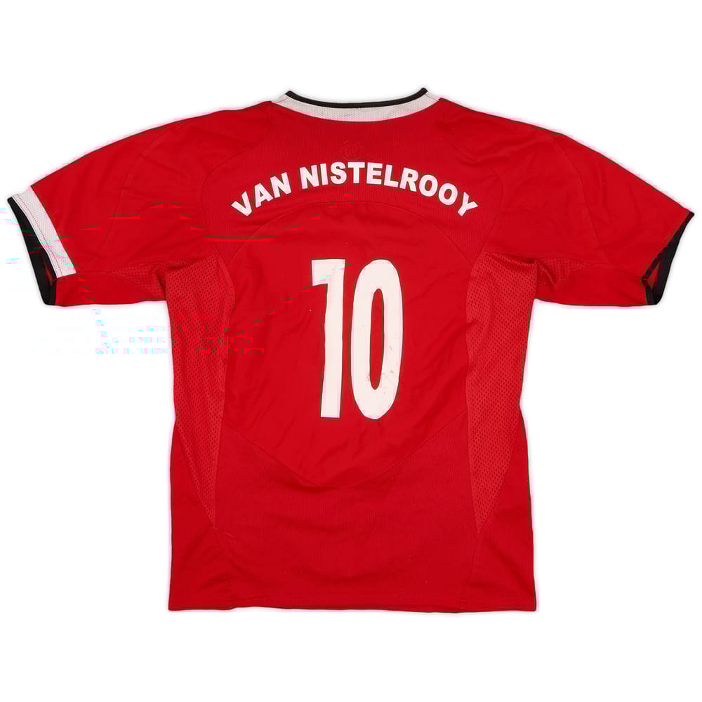 2004-06 Manchester United Home Shirt van Nistelrooy #10 - 7/10 - (XL.Boys)