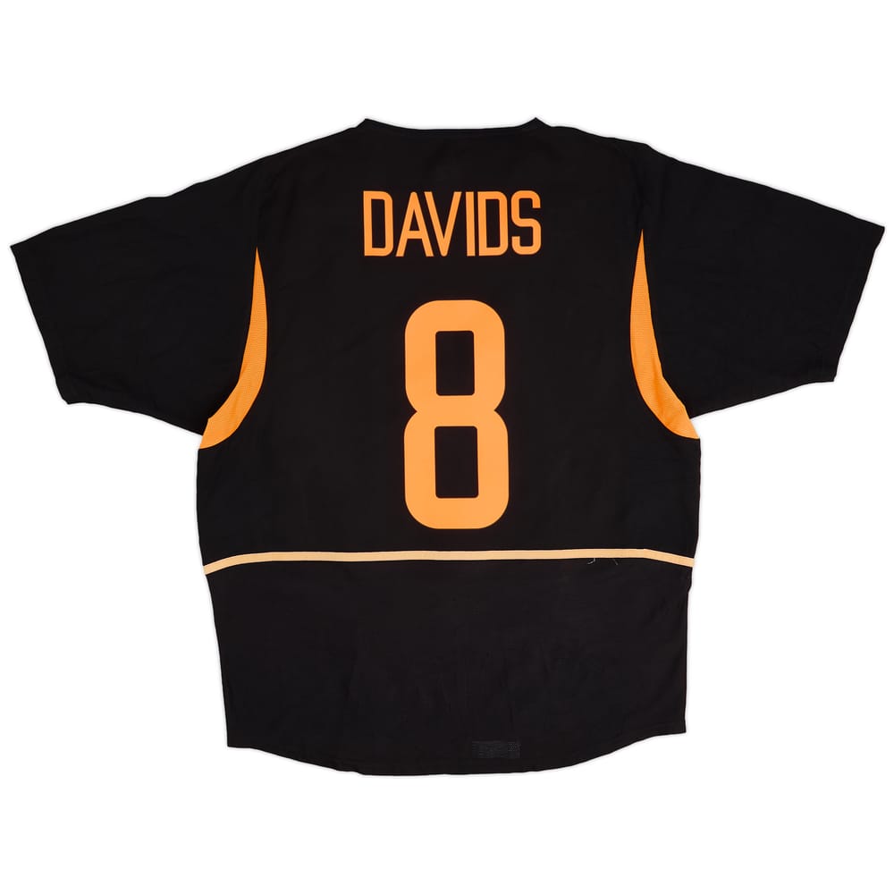 2002-04 Netherlands Away Shirt Davids #8 - 6/10 - (L)