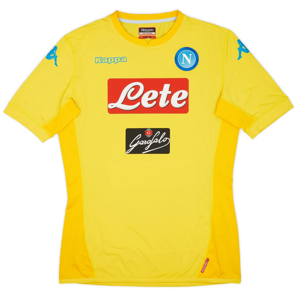 2017-18 Napoli Authentic Away Shirt - 8/10 - (3XL)