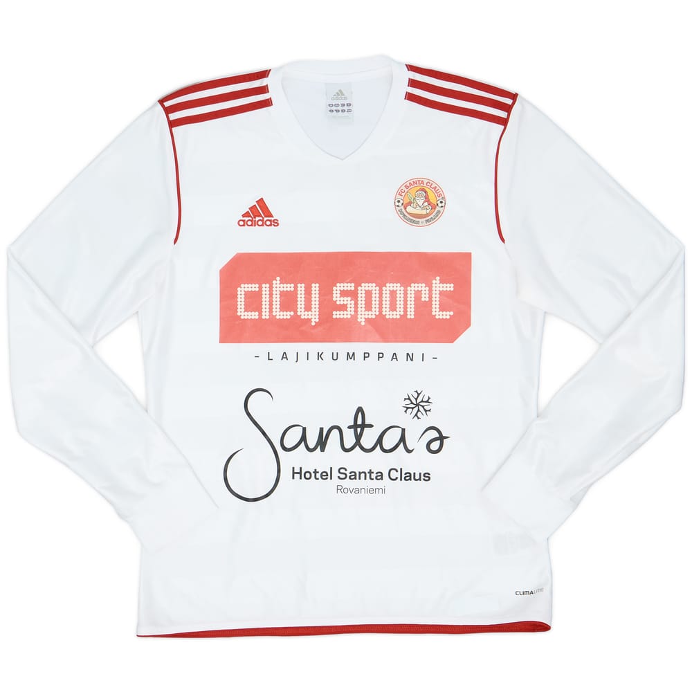 2010-11 Santa Claus Away L/S Shirt #16 - 9/10 - (M)