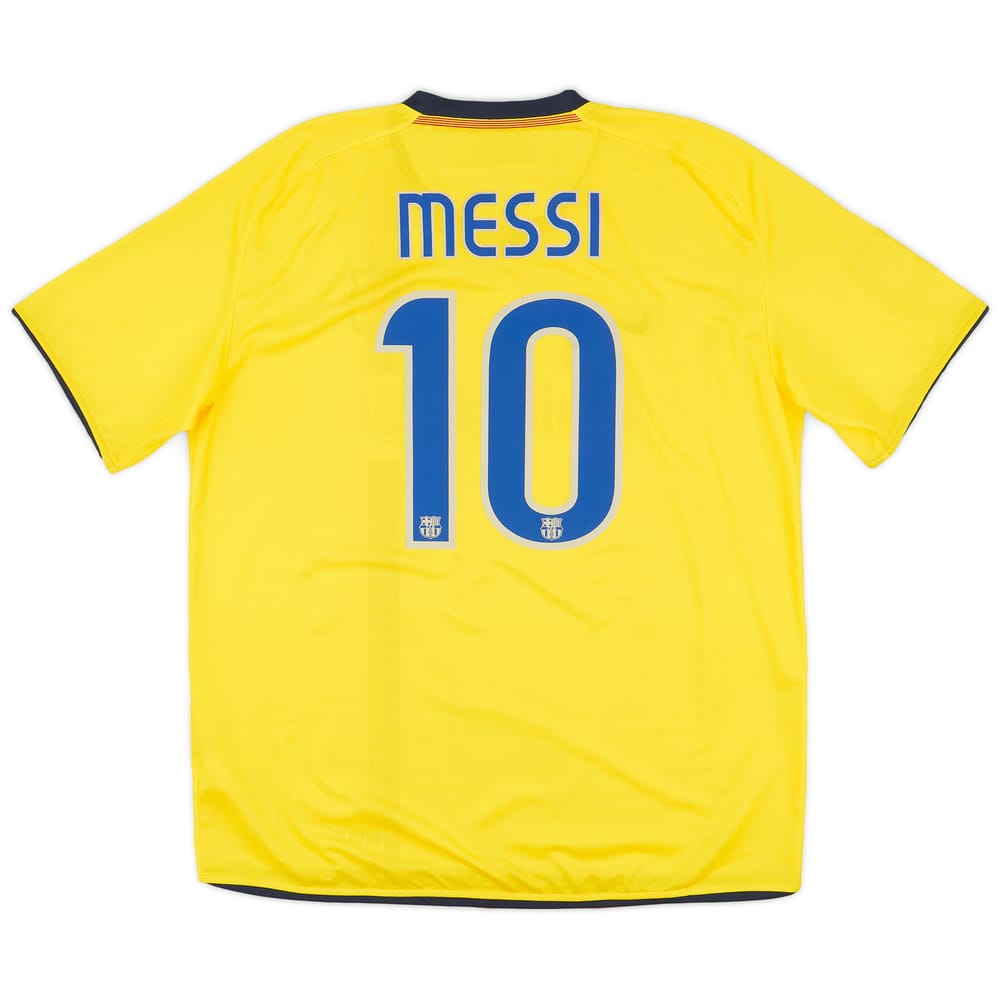 2008-10 Barcelona Away Shirt Messi #10 - 7/10 - (XL)