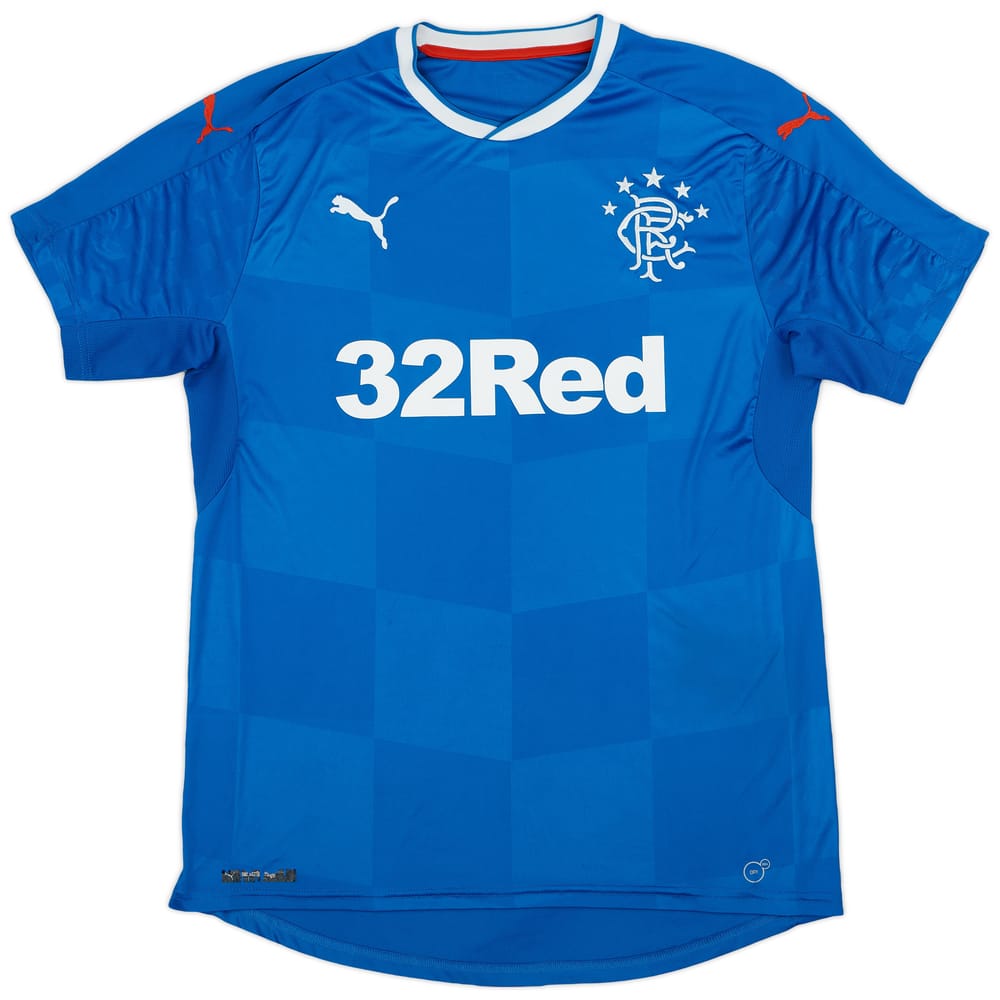 2016-18 Rangers Home Shirt - 8/10 - (L)