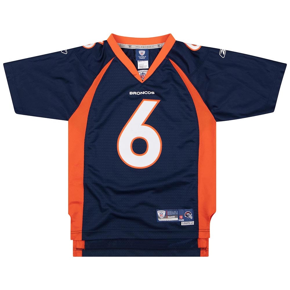2008 Denver Broncos Cutler #6 Reebok Premier Jersey (Home) Y