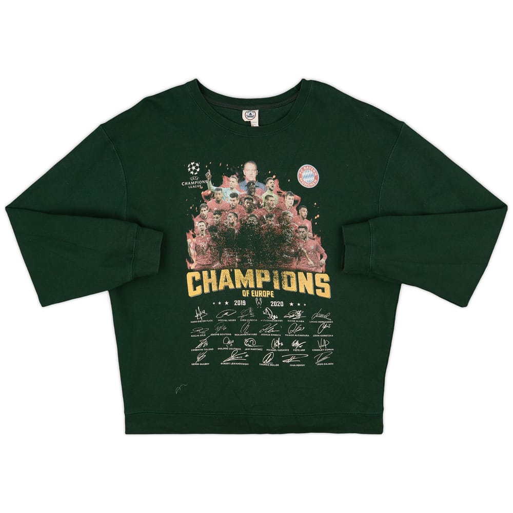 2020-21 Bayern Munich Graphic Sweat Top - 4/10 - (XL)
