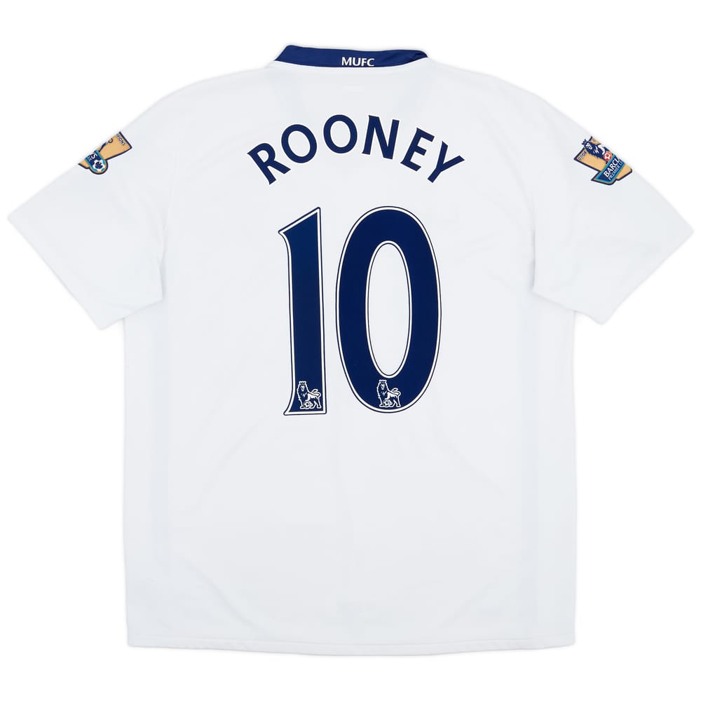 2008-10 Manchester United Away Shirt Rooney #10 - 7/10 - (L)