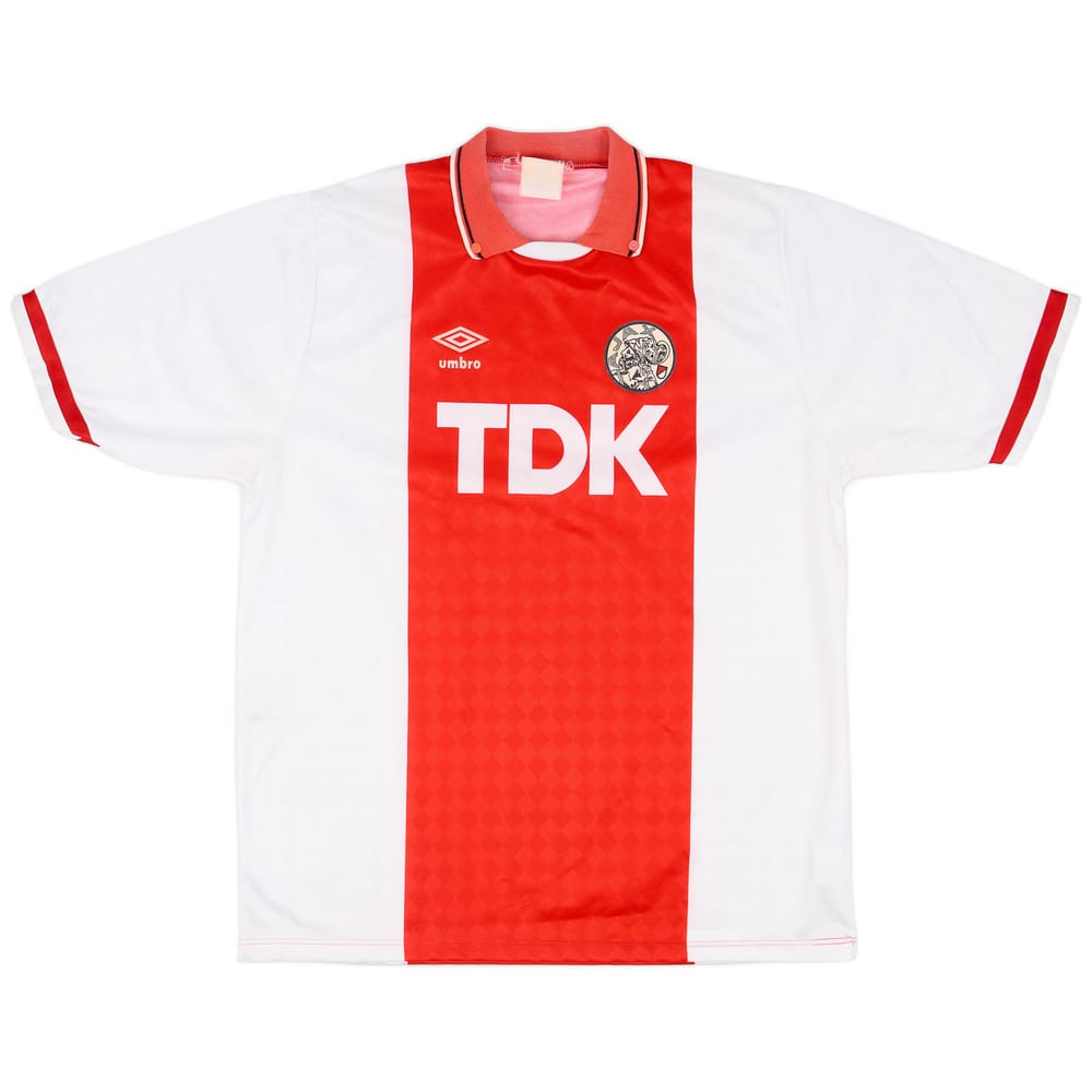 1989-91 Ajax Home Shirt - 8/10 - (XL)