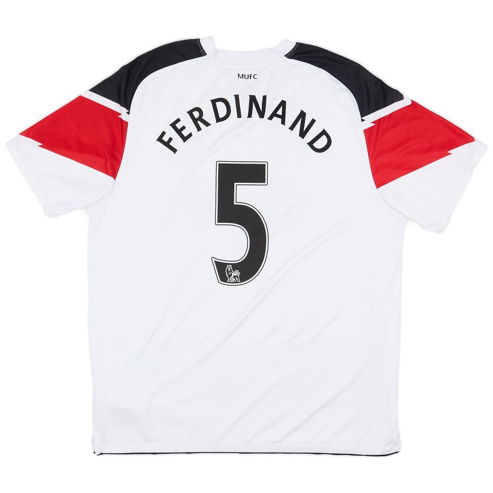 2010-12 Manchester United Away Shirt Ferdinand #5 - 8/10 - (XL)