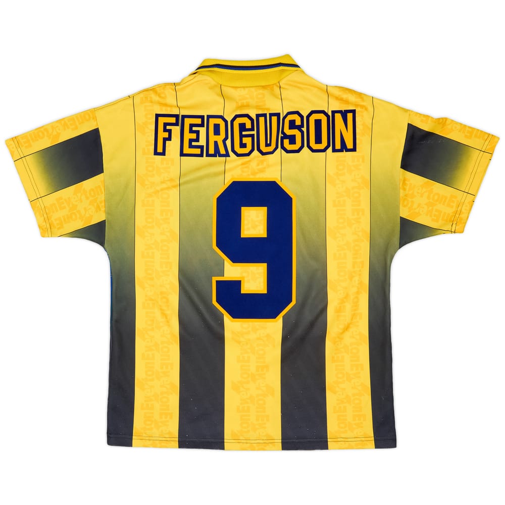 1996-98 Everton Away Shirt Ferguson #9 - 7/10 - (M)