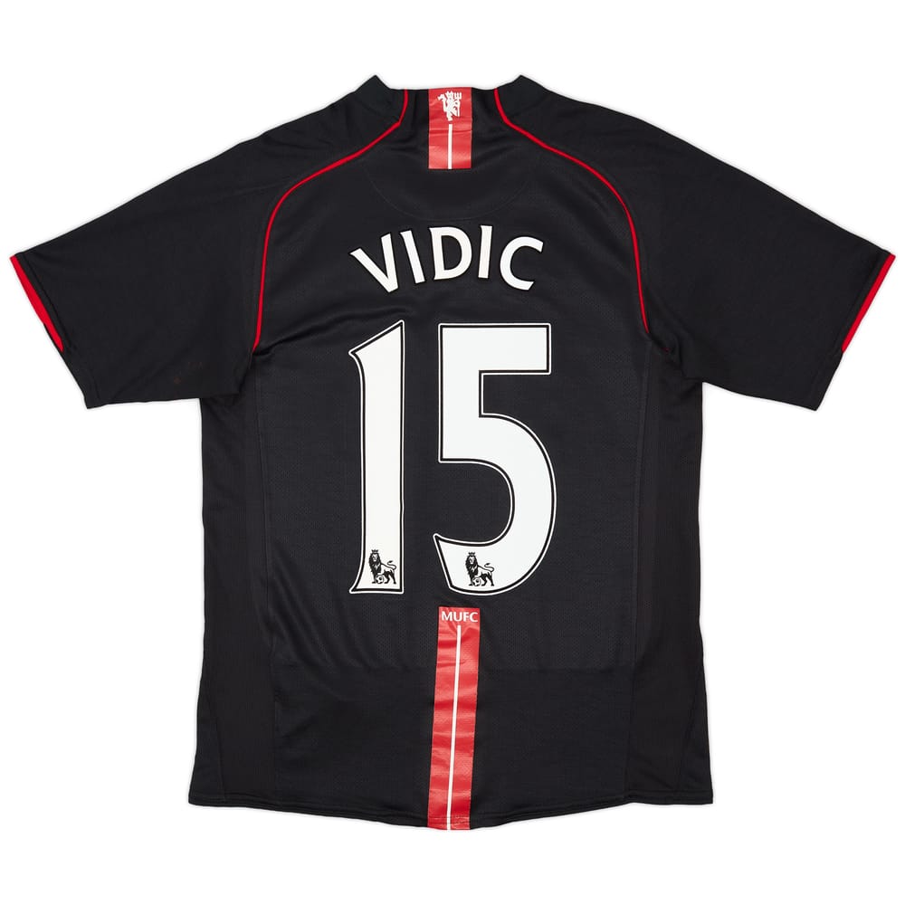 2007-08 Manchester United Away Shirt Vidic #15 - 9/10 - (S)