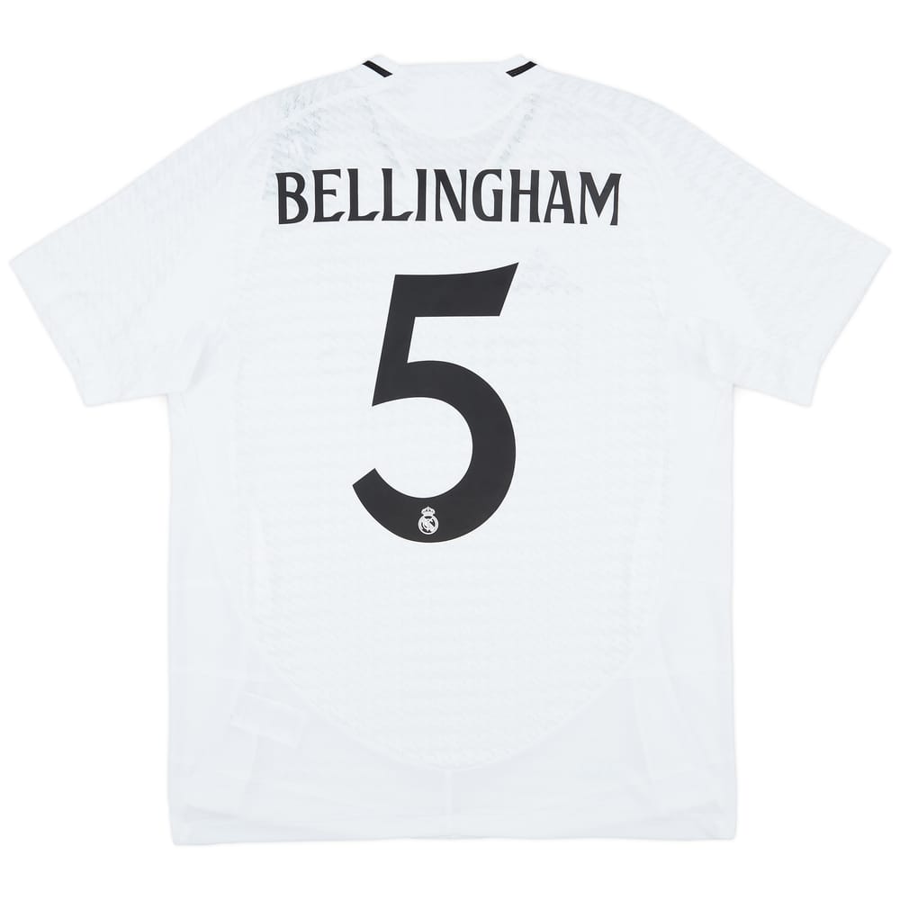 2024-25 Real Madrid Authentic Home Shirt Bellingham #5