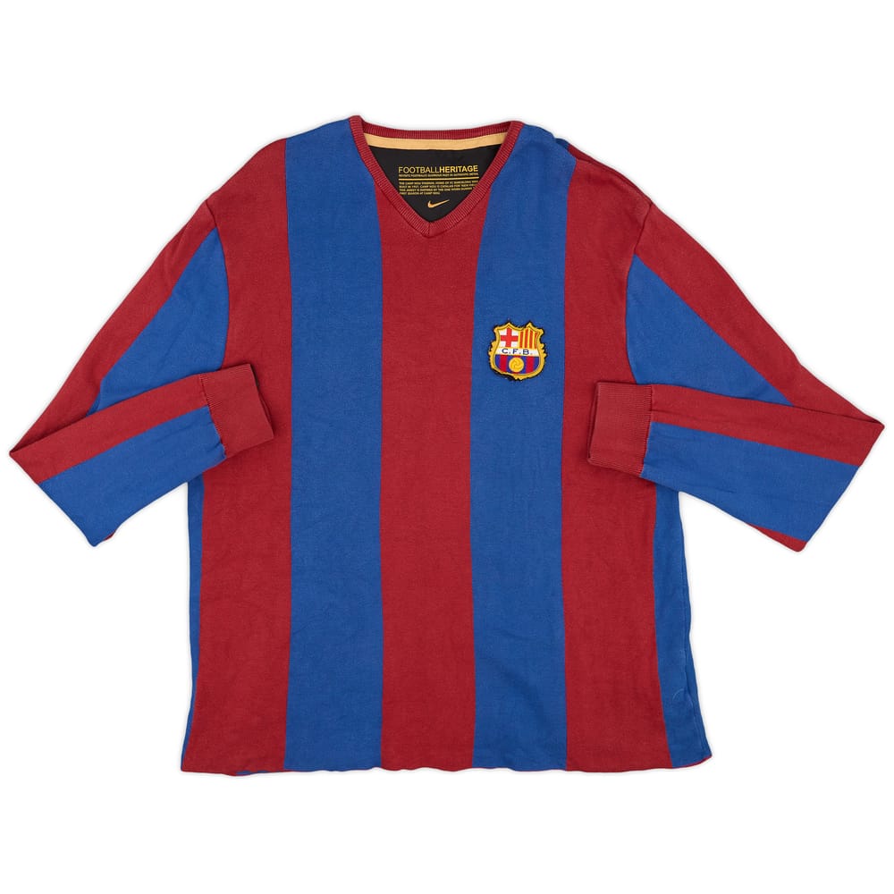 2007-08 Barcelona Nike Football Classics Sweat Top - 7/10 - (XXL)
