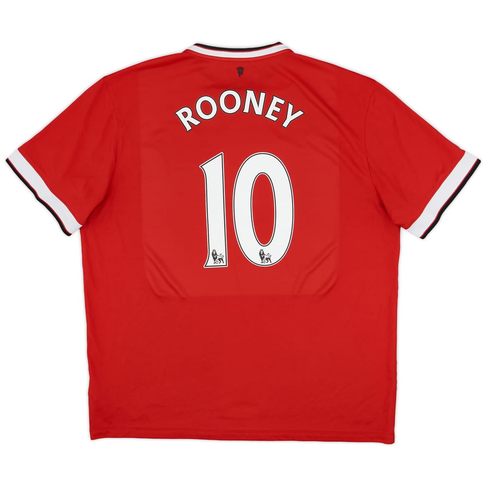 2014-15 Manchester United Home Shirt Rooney #10 - 6/10 - (XXL)