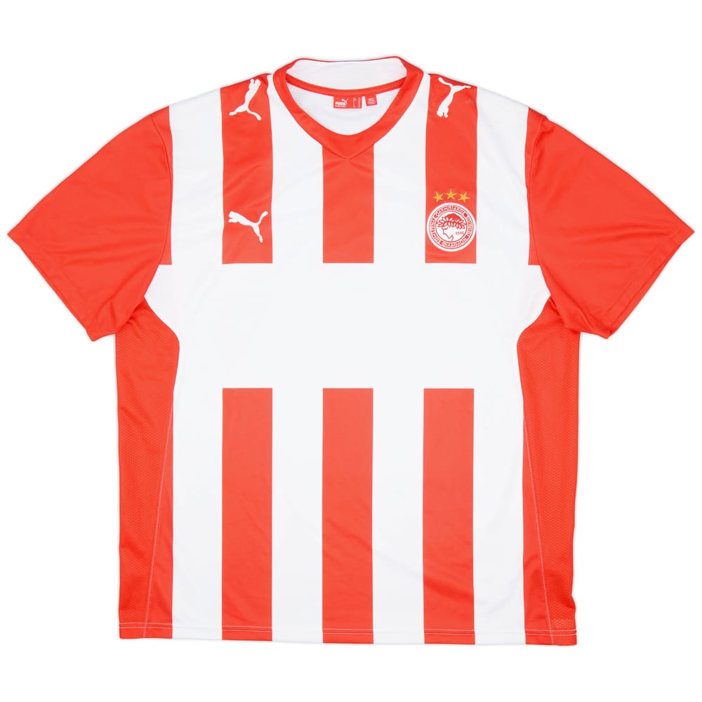 2009-10 Olympiakos Home Shirt - 7/10 - (XL)