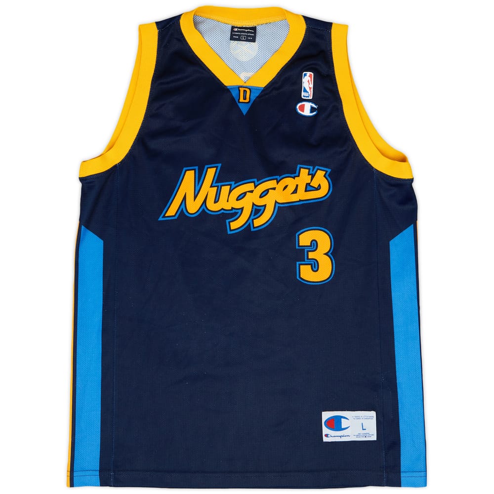 2006-08 Denver Nuggets Iverson #3 Champion Alternate Jersey - 9/10 - (L)
