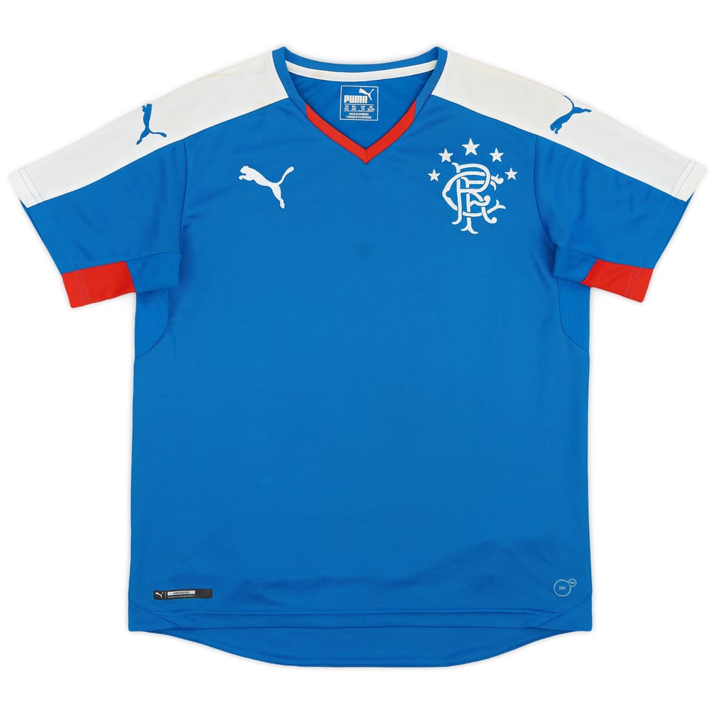 2015-16 Rangers Home Shirt - 6/10 - (XL.Boys)