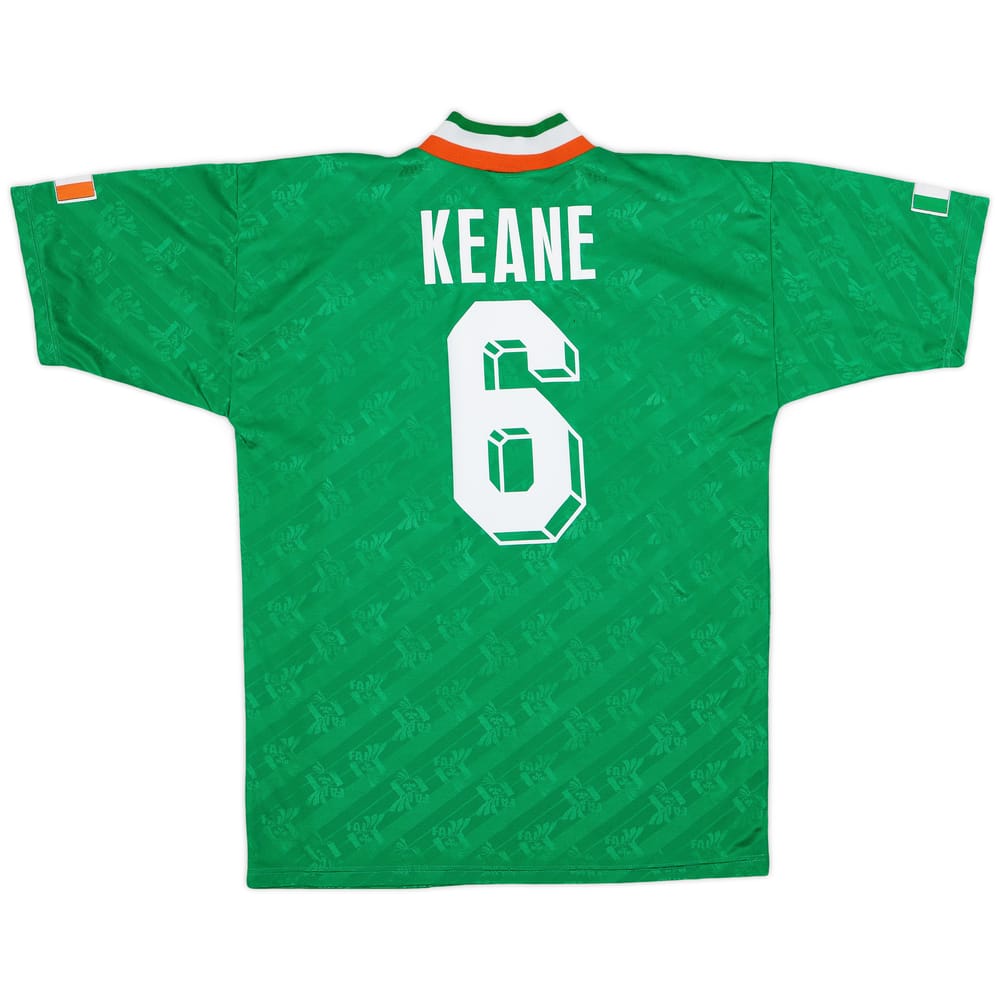 1994 Ireland Home Shirt Keane #6 - 9/10 - (M)