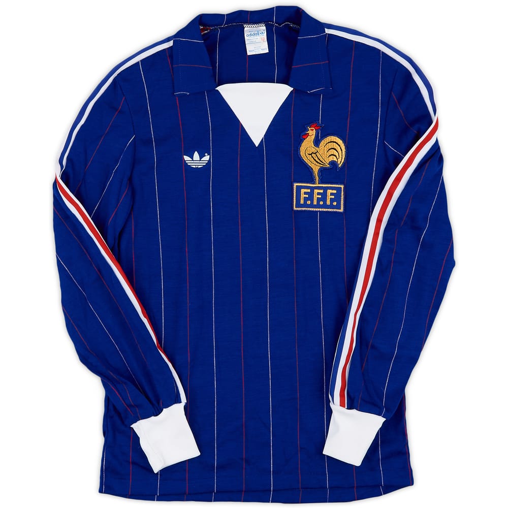 1980-82 France Home L/S Shirt - 9/10 - (S)