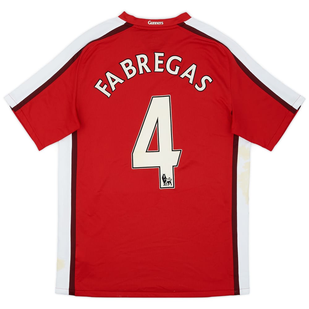 2008-10 Arsenal Home Shirt Fabregas #4 - 5/10 - (M)