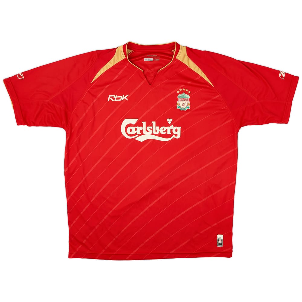 2005-06 Liverpool CL Home Shirt - 6/10 - (XL)