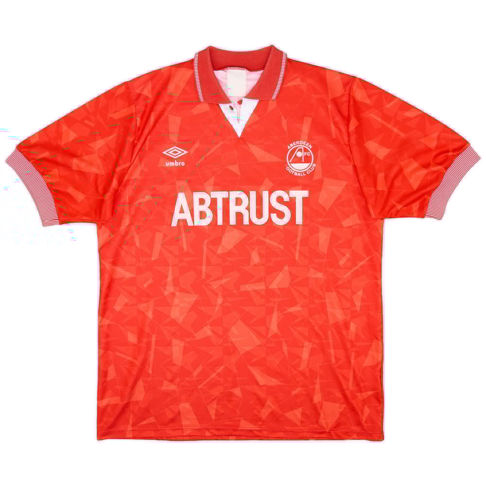 1990-91 Aberdeen Home Shirt - 8/10 - (XL)