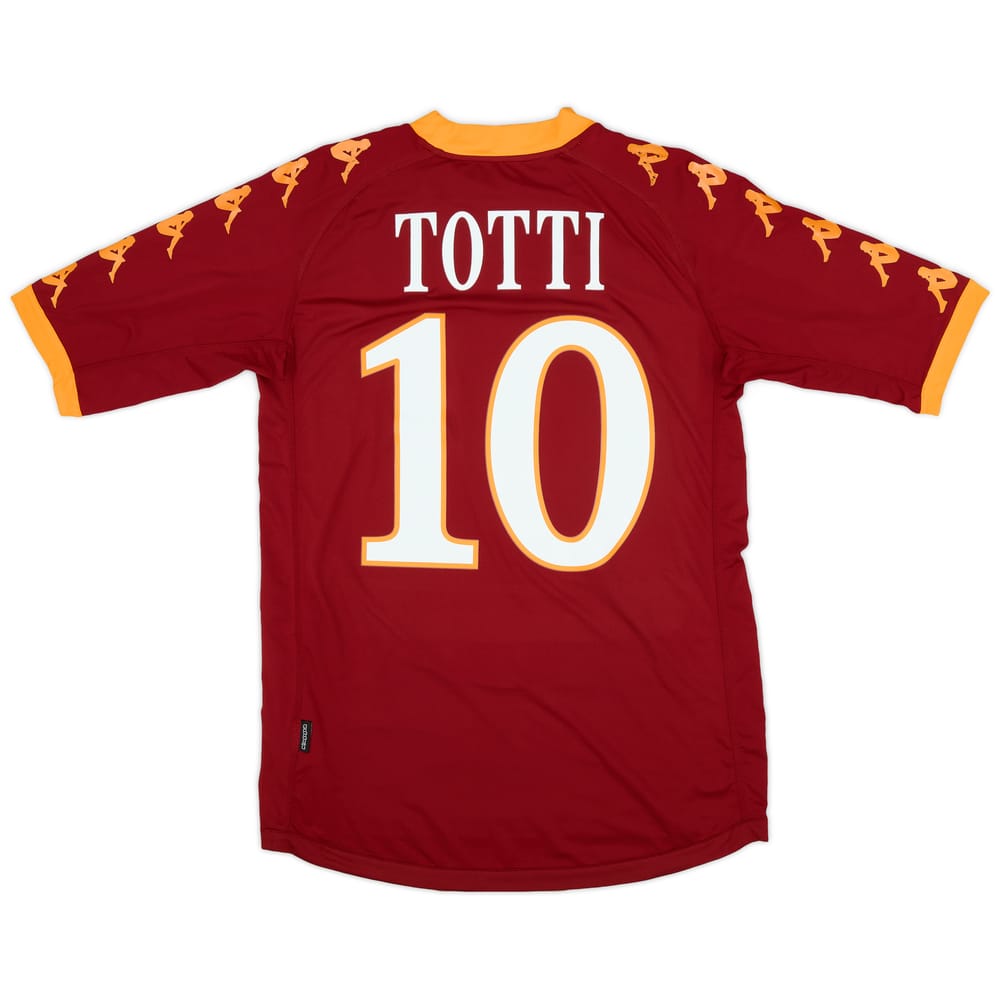 2010-11 Roma Home Shirt Totti #10 - 8/10 - (YXXXL)
