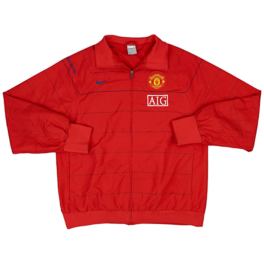 2008-09 Manchester United Nike Track Jacket - 8/10 - (L)