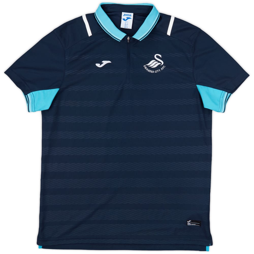 2016-17 Swansea Joma 1/4 Zip Polo Shirt - 10/10 - (L)