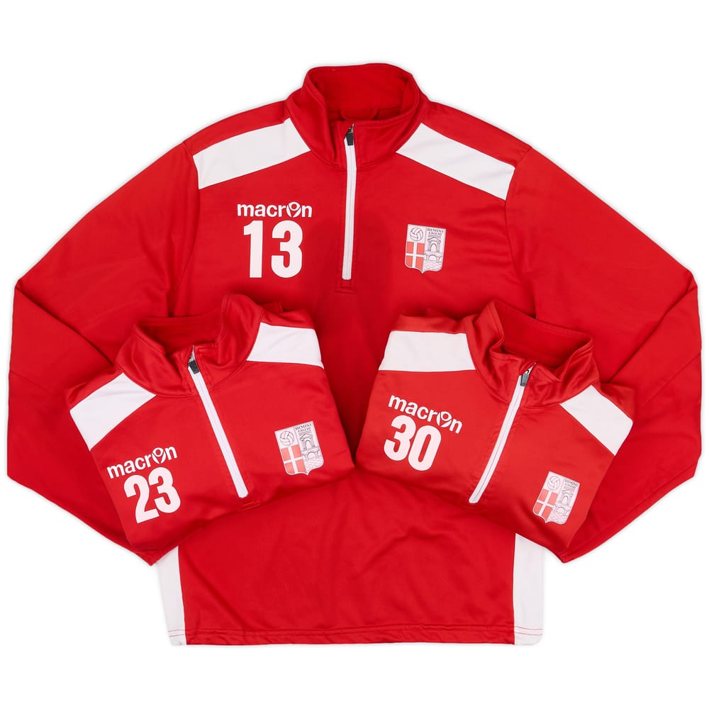 2017-18 Rimini Calcio Player Issue 1/4 Zip Training Top - 7/10 - (XL)