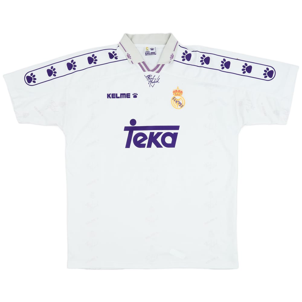 1996-97 Real Madrid Home Shirt - 7/10 - (XL)