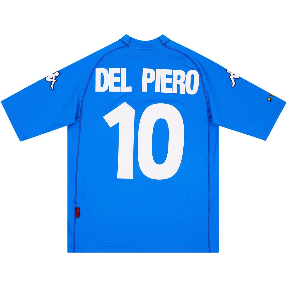 2000-01 Italy Home Shirt Del Piero #10 - 8/10 - (S)