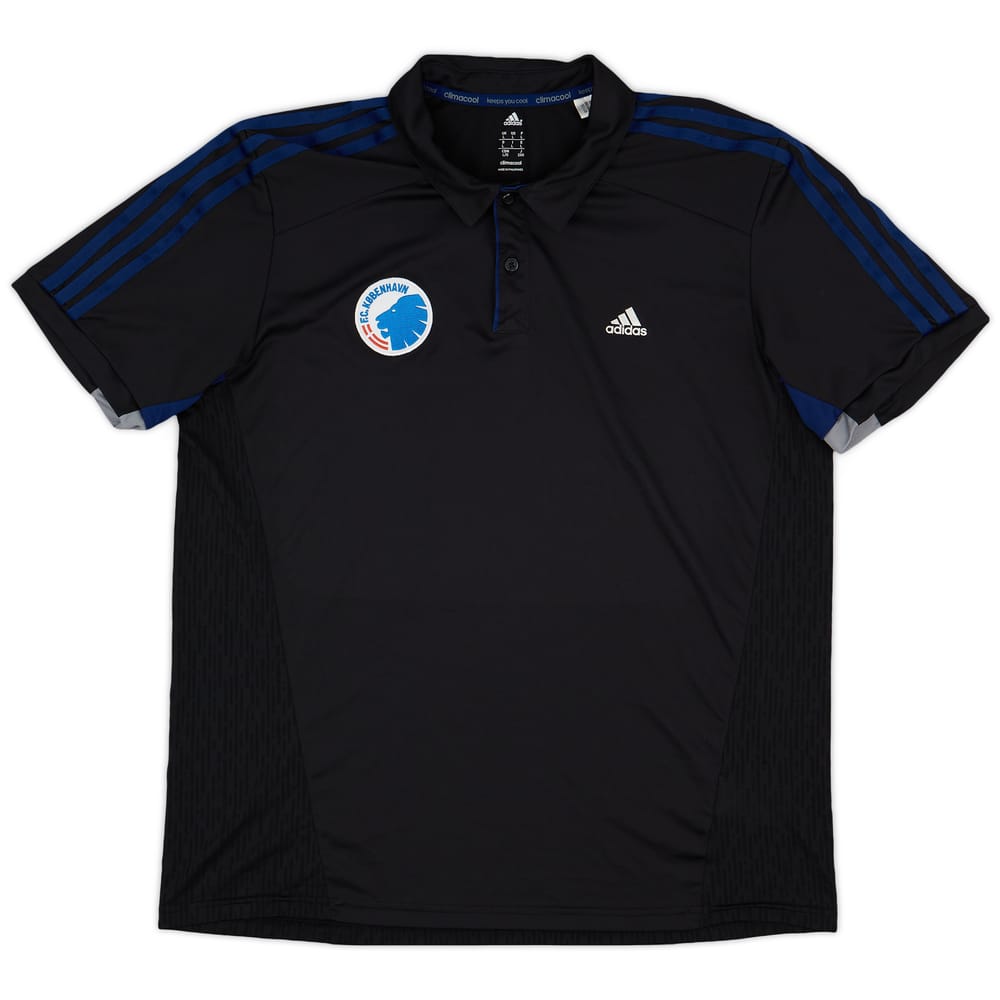 2013-14 FC Copenhagen adidas Polo Shirt - 9/10 - (L)