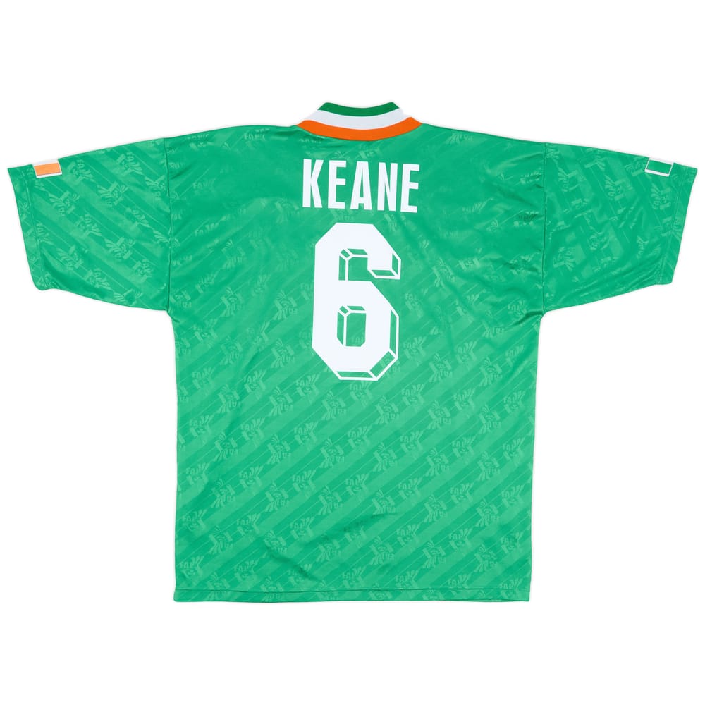 1994 Ireland Home Shirt Keane #6 - 9/10 - (M/L)