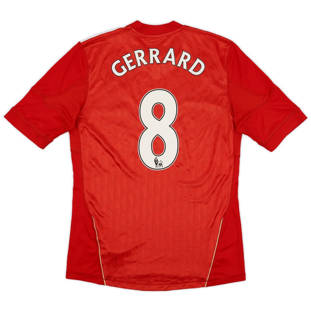 2010-12 Liverpool Home Shirt Gerrard #8 - 6/10 - (M)