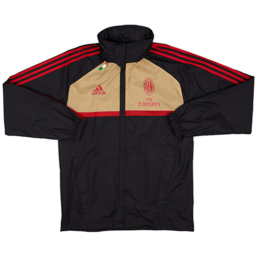 2011-12 AC Milan adidas Hooded Rain Track Jacket - 6/10 - (M)