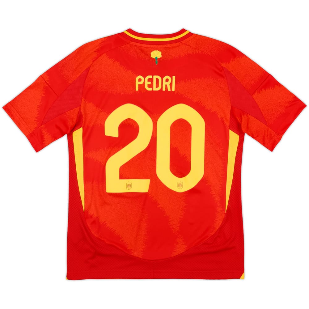2024-25 Spain Home Shirt Pedri #20 (KIDS)