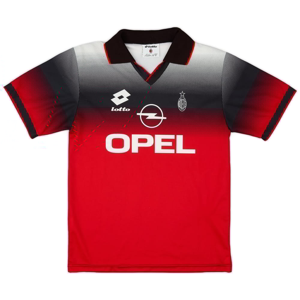 1995-96 AC Milan Lotto Training Shirt - 8/10 - (M)