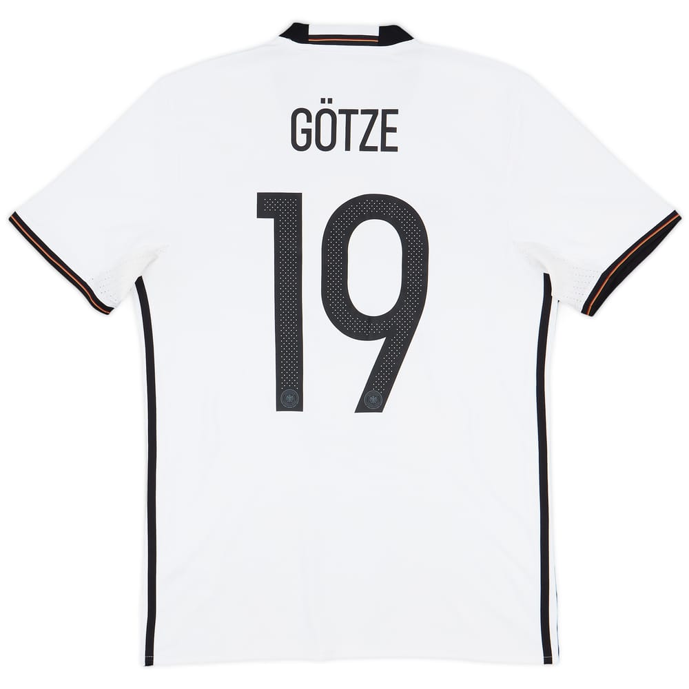 2015-16 Germany Home Shirt Gotze #19 - 6/10 - (M)
