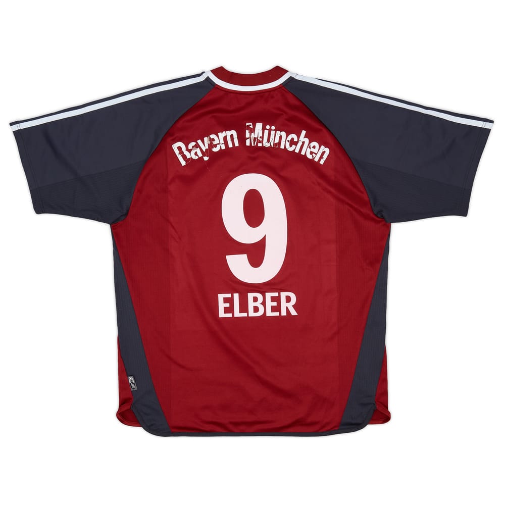 2002-03 Bayern Munich Home Shirt Elber #9 - 4/10 - (L)