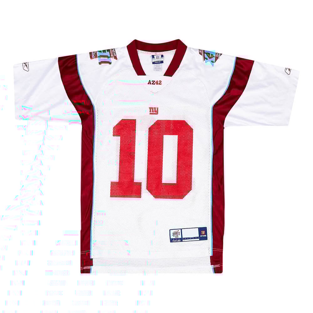 2008 Super Bowl XLII Manning #10 Reebok Jersey S