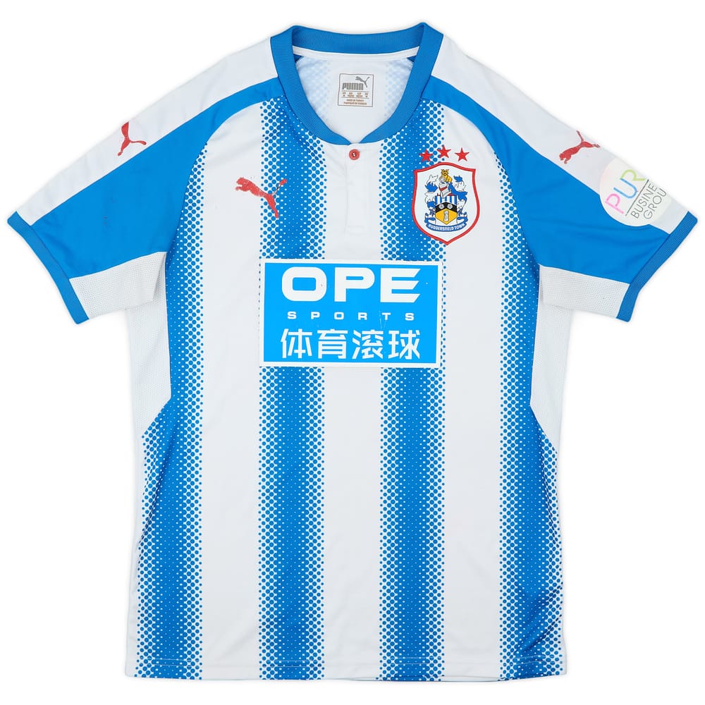 2017-18 Huddersfield Home Shirt - 4/10 - (M)