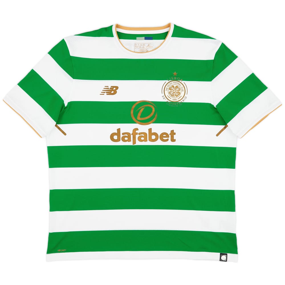 2017-18 Celtic 'Lisbon Lions 50th Anniversary' Home Shirt - 9/10 - (XL)
