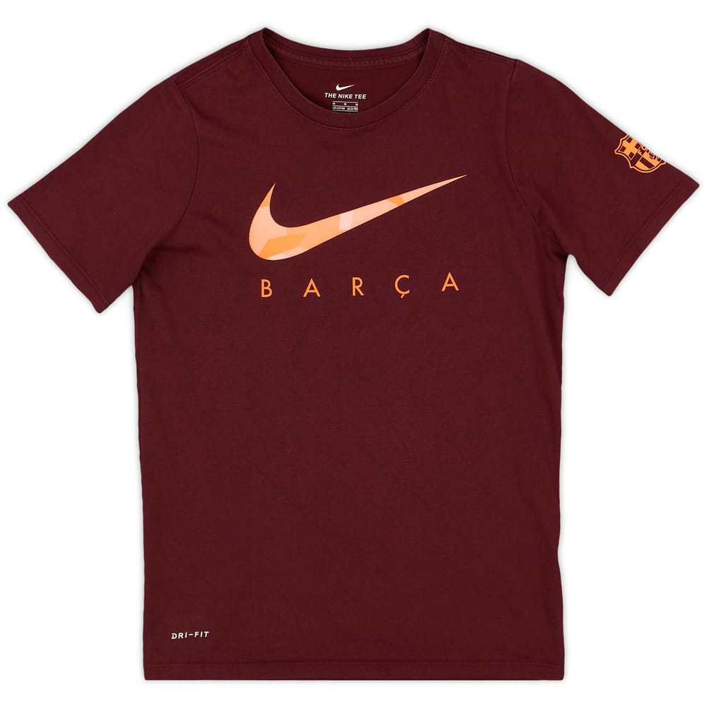 2017-18 Barcelona Nike Cotton Tee - 10/10 - (M.Boys)