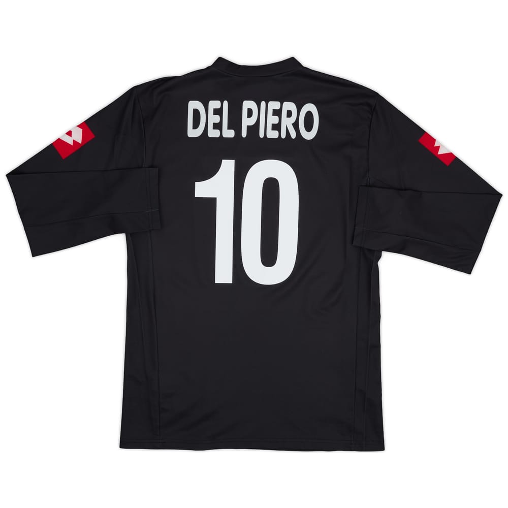 2001-02 Juventus CL Home L/S Shirt Del Piero #10 - 9/10 - (XL)
