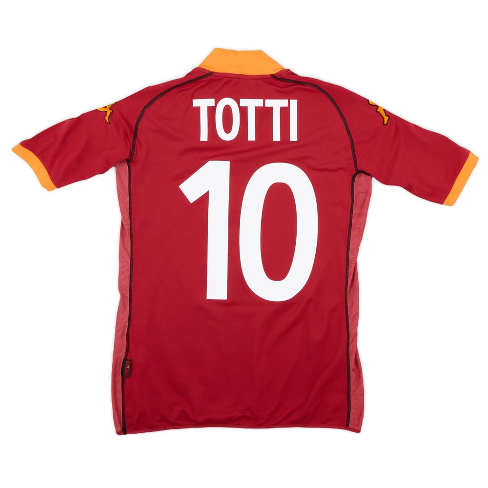 2002-03 Roma Home Shirt Totti #10 - 6/10 - (S)