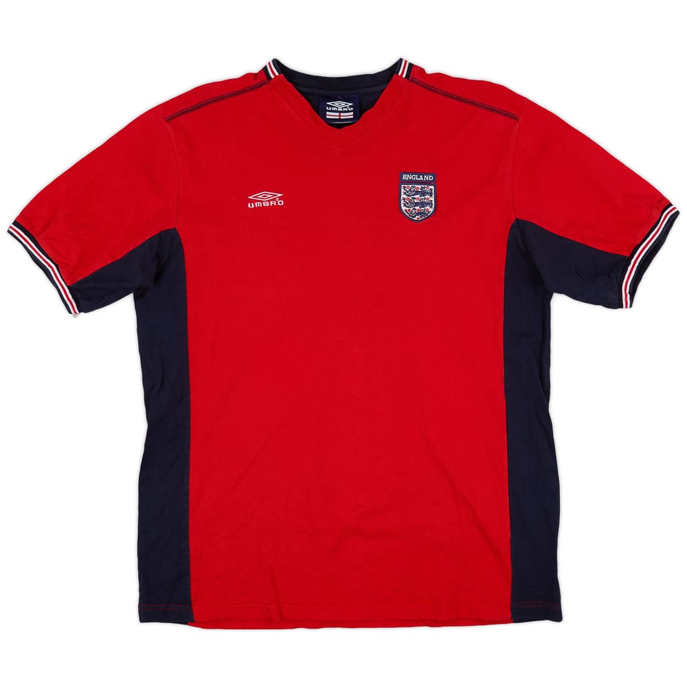 2002-03 England Umbro Cotton Tee - 5/10 - (L)