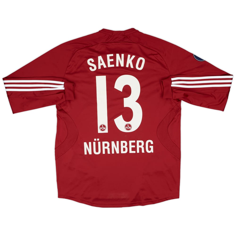 2007-08 Nurnberg Match Issue Home L/S Shirt Saenko #13