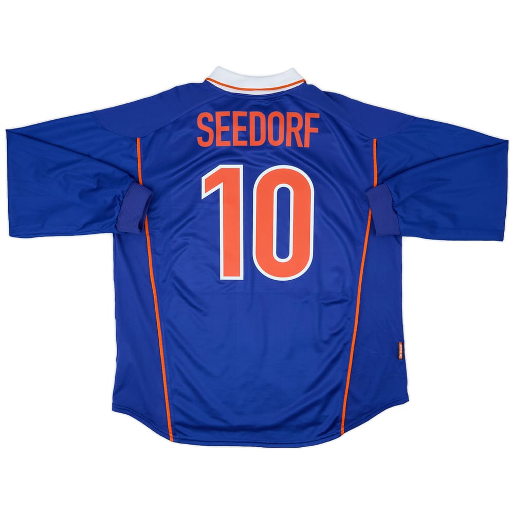 1998-00 Netherlands Player Issue Away L/S Shirt Seedorf #10 - 9/10 - (XL)